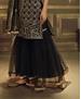 Picture of Radiant Black Straight Cut Salwar Kameez