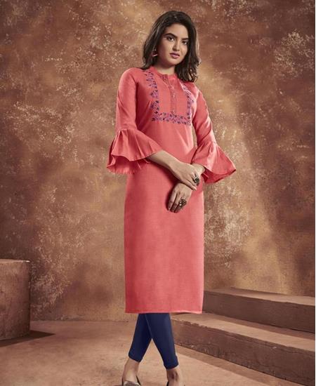 Picture of Sublime Salmon Kurtis & Tunic