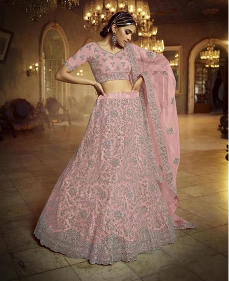 Picture of Elegant Pink Lehenga Choli