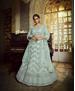 Picture of Stunning Sky Blue Lehenga Choli