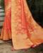 Picture of Beautiful Orange Silk Saree