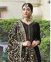 Picture of Splendid Black Straight Cut Salwar Kameez