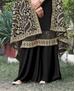 Picture of Splendid Black Straight Cut Salwar Kameez