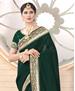 Picture of Radiant Botel Green Casual Saree