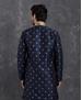 Picture of Statuesque Navy Blue Indo Western