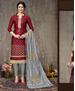 Picture of Sublime Maroon Cotton Salwar Kameez