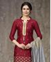 Picture of Sublime Maroon Cotton Salwar Kameez