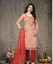 Picture of Elegant Peach Cotton Salwar Kameez