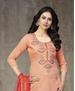 Picture of Elegant Peach Cotton Salwar Kameez