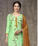 Picture of Graceful Sea Green Cotton Salwar Kameez