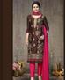 Picture of Well Formed Wine Cotton Salwar Kameez