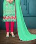 Picture of Excellent Sea Green Cotton Salwar Kameez