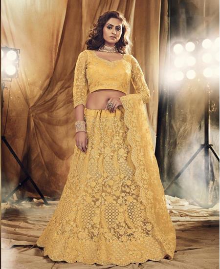 Picture of Amazing Yellow Lehenga Choli