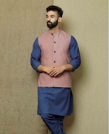 Picture of Fine Nevy Blue Kurtas