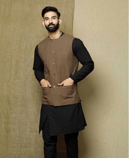 Picture of Charming Black Kurtas