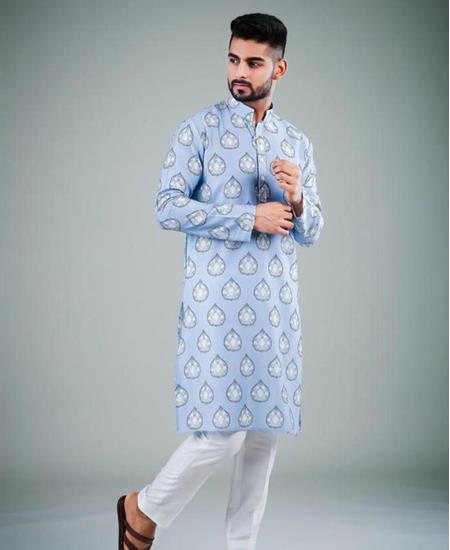 Picture of Classy Sky Blue Kurtas