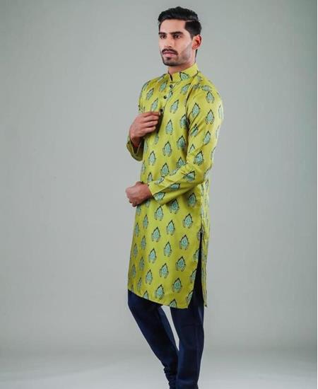 Picture of Well Formed Green Kurtas