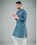 Picture of Fine Nevy Blue Kurtas