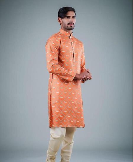 Picture of Admirable Orange Kurtas