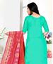 Picture of Enticing Teal Cotton Salwar Kameez