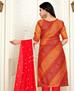 Picture of Excellent Red Cotton Salwar Kameez