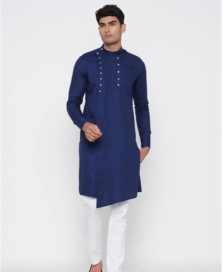 Picture of Shapely Nevy Blue Kurtas