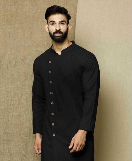 Picture of Resplendent Black Kurtas