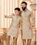 Picture of Ideal Beige Kids Kurta Pyjama