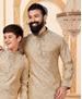 Picture of Ideal Beige Kids Kurta Pyjama