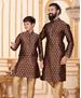 Picture of Delightful Coffee Kids Kurta Pyjama