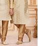 Picture of Gorgeous Beige Kids Kurta Pyjama