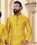 Picture of Superb Yellow Kids Kurta Pyjama