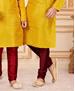 Picture of Superb Yellow Kids Kurta Pyjama