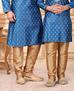 Picture of Beautiful Blue Kids Kurta Pyjama