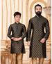 Picture of Splendid Black Kids Kurta Pyjama