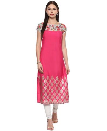 Picture of Well Formed Magneta Kurtis & Tunic