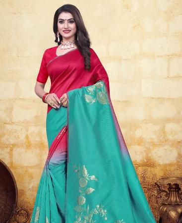 Picture of Graceful Rani/Rama Casual Saree