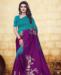 Picture of Stunning Rama/Purple Casual Saree