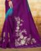 Picture of Stunning Rama/Purple Casual Saree