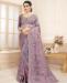 Picture of Pretty Dusty Lavender Designer Saree