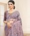 Picture of Pretty Dusty Lavender Designer Saree