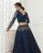 Picture of Shapely Prussian Blue Lehenga Choli