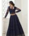 Picture of Fascinating Deep Blue Lehenga Choli