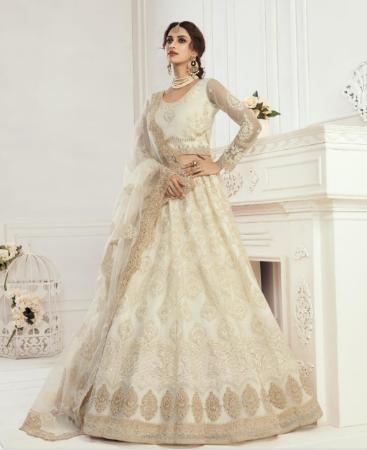 Picture of Beauteous Ivory Lehenga Choli