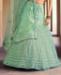 Picture of Fascinating Light Green Lehenga Choli