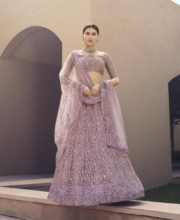 Picture of Stunning Lilac Lehenga Choli