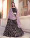 Picture of Superb Black Lehenga Choli