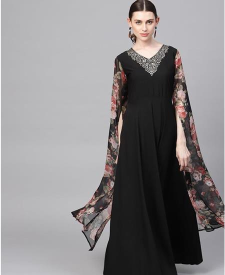 Picture of Statuesque Black Kurtis & Tunic