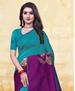 Picture of Stunning Rama/Purple Casual Saree