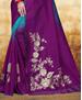 Picture of Stunning Rama/Purple Casual Saree